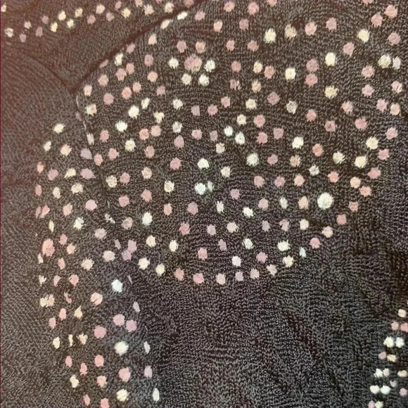 Hiroko Formal Light Weight Zip Up Jacket w Circular  Pattern on Textured Fabric - Picture 5 of 7